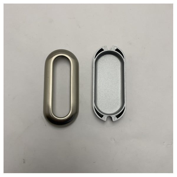 Brushed Nickel Marine Handle - Durable, Corrosion Resistant & Ergonomic Design for Boats