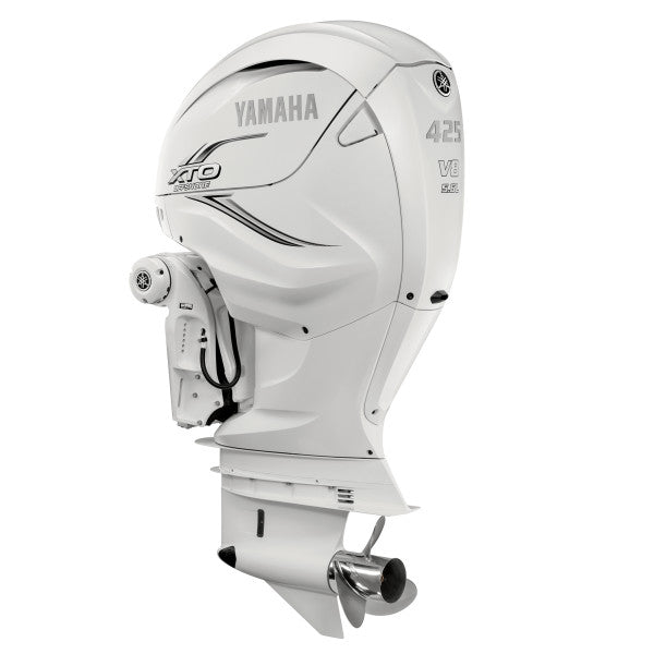 ياماها XF425NSA2 V8 425 حصان XTO محرك خارجي بحري XTO أبيض