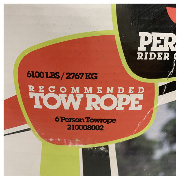 Jobe Charter 5 за 5 души с теглене на буксир червен | жълт - 230515002