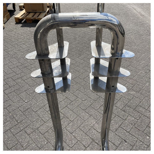 Riva 115 albero luci in acciaio inox | staffa radar