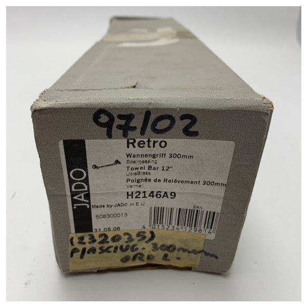 Jatro Retro Ultra Messinkinen Tukikahva 300 mm - H2146A9