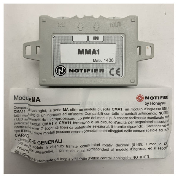 Input Mode I/O Alarm Notifier MMA1 V/B – Reliable Marine Alarm Module for Ship Safety Systems