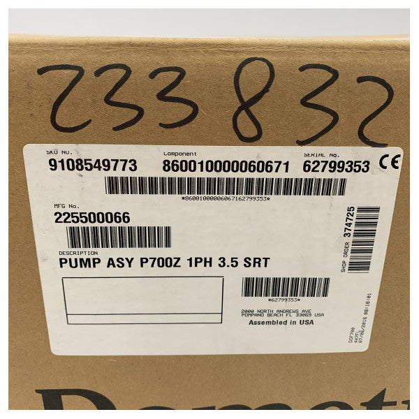 Dometic P700Z Bronze Self Priming Marine Aircon Pump - 9108549773