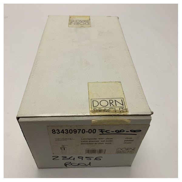 Dornbracht Wall-Mounted Lotion Dispenser with Chrome and Frosted Glass - 83430970-00