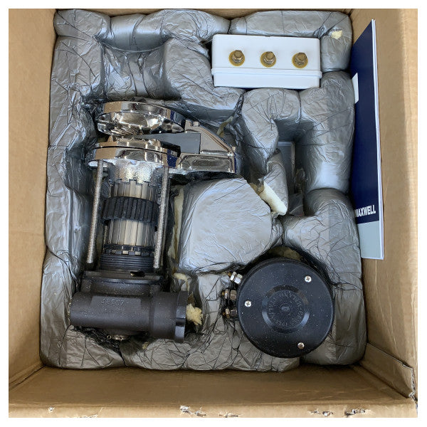 Maxwell P102578 RC10 10 mm verricello elettrico in acciaio inossidabile 24V