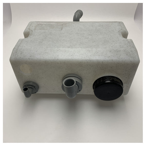 Montaje en mamparo del tanque de aguas residuales Vetus Marine de 25L - WW25WH