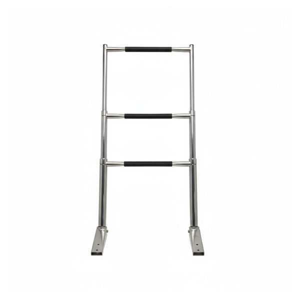 Vetus SLT3A RVS Opvouwbare Boot Zwemladder - 3-Tretrap Telescopische Instapladder