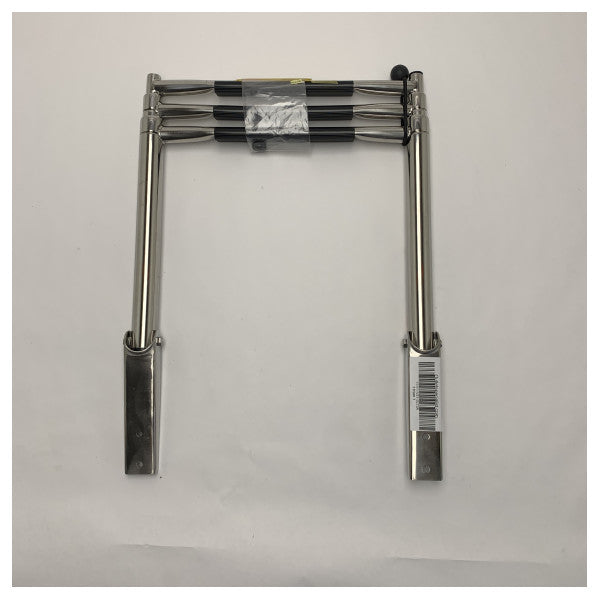 Vetus SLT3A RVS Opvouwbare Boot Zwemladder - 3-Tretrap Telescopische Instapladder