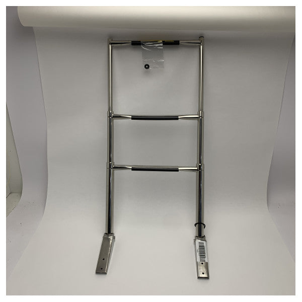 Vetus SLT3A RVS Opvouwbare Boot Zwemladder - 3-Tretrap Telescopische Instapladder