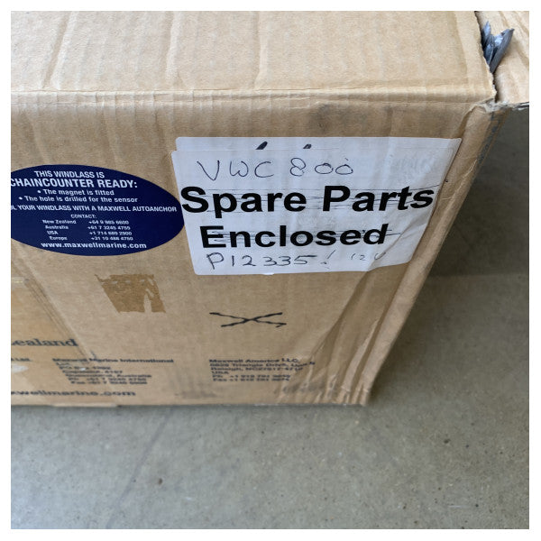 Maxwell VWC800 paslanmaz çelik halat makarası güverte ünitesi - P12335