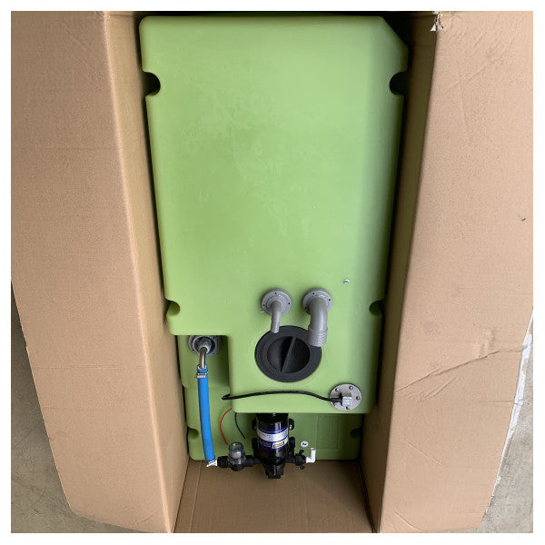 Sistema de tanque de agua potable Vetus 120L con bomba 12V - DWSC12012