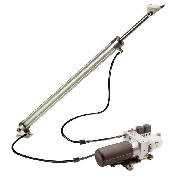 System hydrauliczny elektryczny Vetus do podnoszenia łodzi 350 KGF 12V - Zestaw do podnoszenia luków morskich o skoku 500 mm