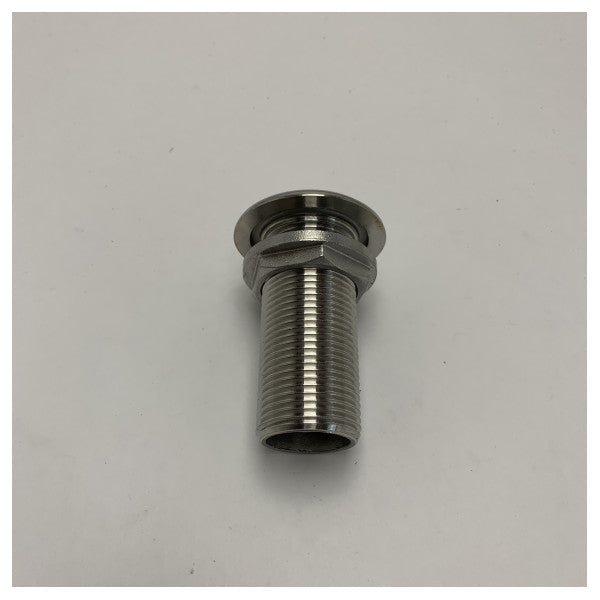Vetus Stainless Steel Thru-Hull Fitting 1 Inch AISI 316 for Boats and Yachts -QD05MF-NN