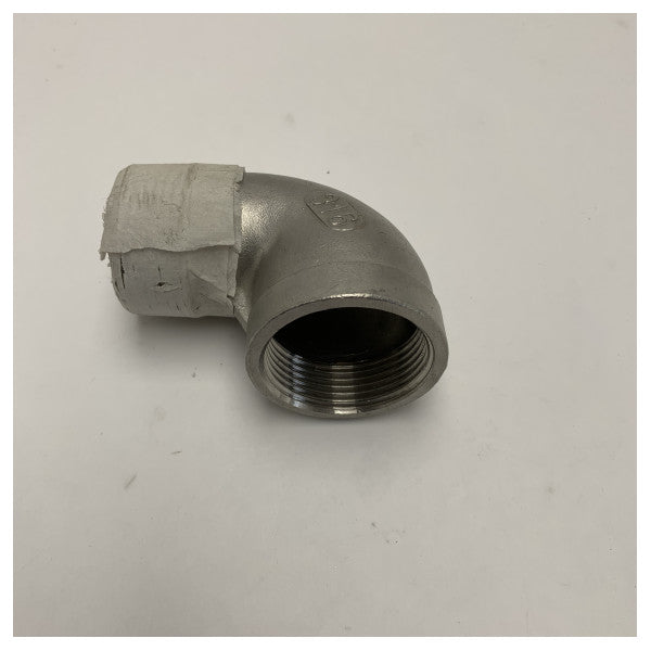 Vetus QS050107 90 degree stainless steel connection bent 1 1/4 inch