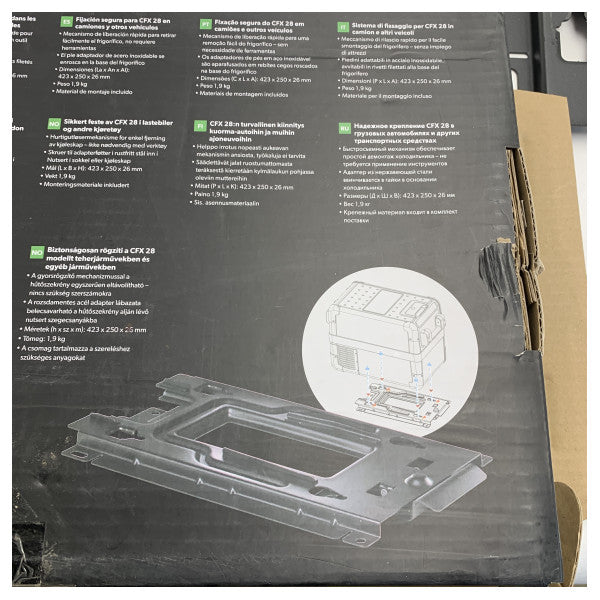 Dometic Універсальна монтажна плита CFX3 для охолоджувачів компресорів - 9600000166