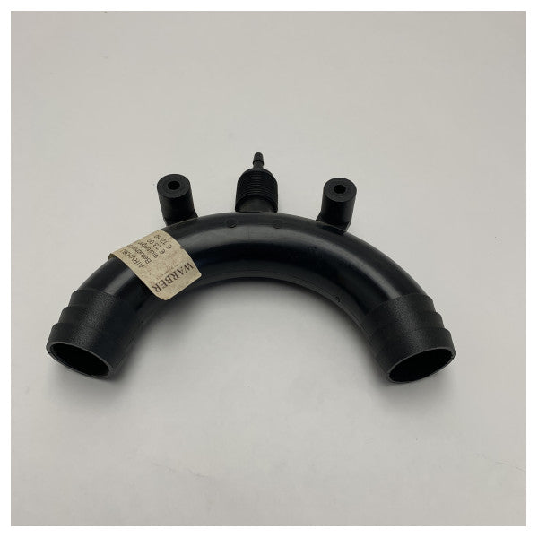 Vetus Marine въздушен вентилатор ъгъл 38mm x 8mm пластмаса - Вентилационен елемент за лодки за оптимален въздушен поток - AIRVH38U