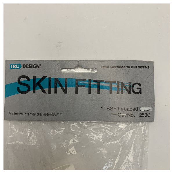 TruDesign Screwed Tru-Hull fitting white coated 1 inch - 1253C