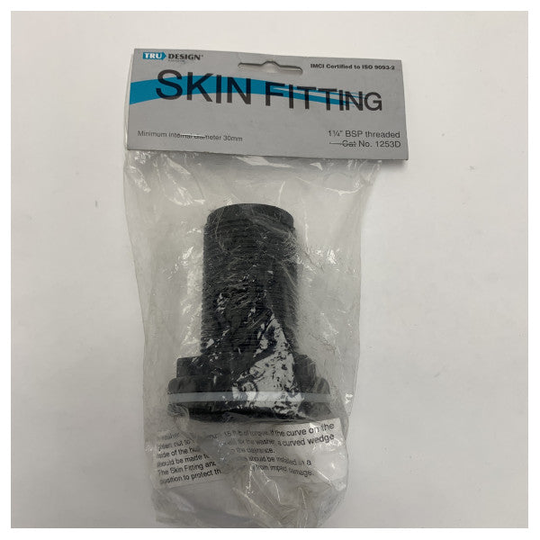 Trudesign 1253D шкіряний фітинг 1 1/4 дюйма BSP - морський фітинг через корпус