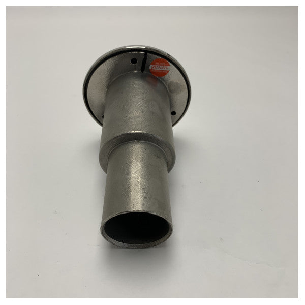 Sortie de pont universelle Vetus Waste Water en acier inoxydable 38 mm - CAPWC38S