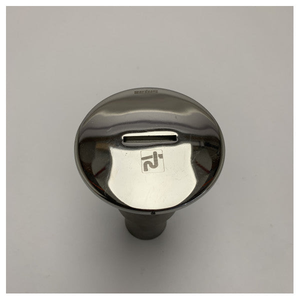 Sortie de pont universelle Vetus Waste Water en acier inoxydable 38 mm - CAPWC38S