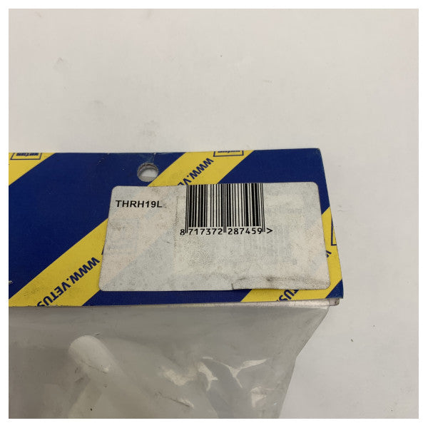 Vetus THRH19L морски Tru-Hull съединител с L фланец бял 19 мм