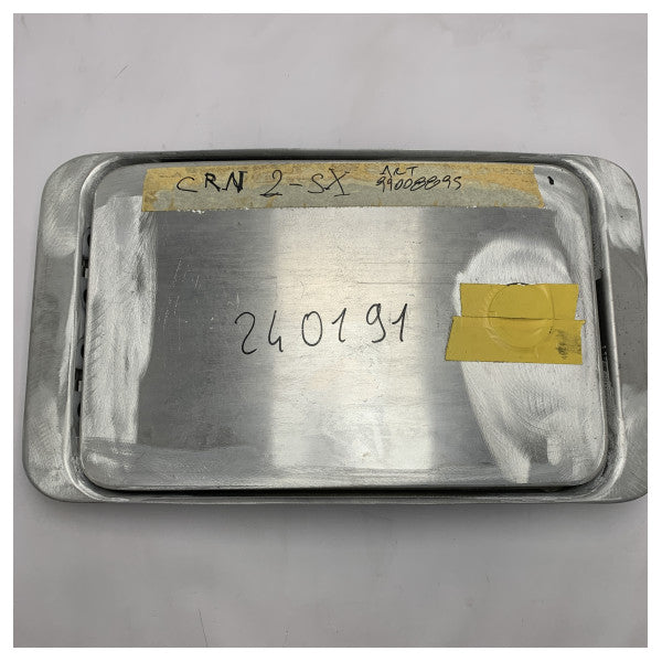 Високоякісний вертикальний випуклий алюмінієвий люк NEMO для морського застосування - 376 x 680 мм