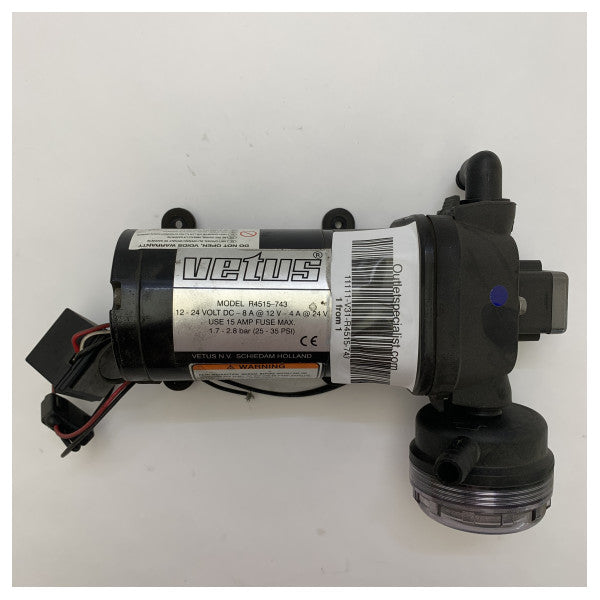 Vetus Flojet R4515-743 hoge druk zoetwaterpomp met druksensor