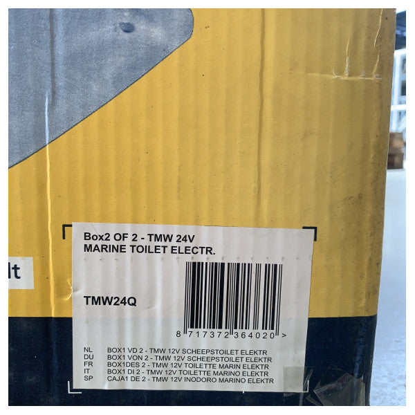 Vetus TMW24Q električni morski WC 24V s maceratorom