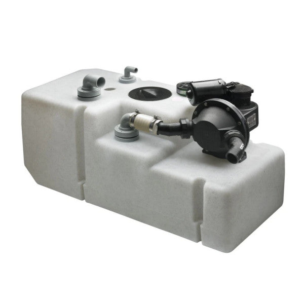 Sistema de tanque de desechos de agua negra Vetus WWS8812B 88L con bomba de 12V