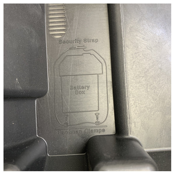 Vetus BATBOXS crna kutija za baterije veličine S - 259 x 179 x 200mm