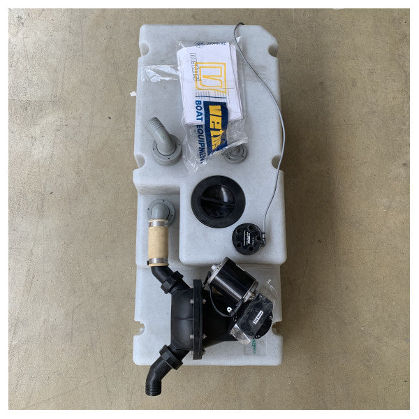Vetus WWS8824B 88L avloppsvattentankssystem med pump 24V