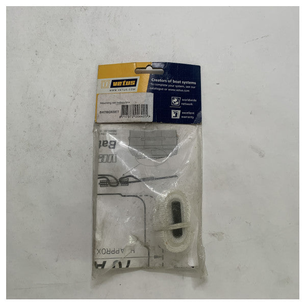 Vetus Battery Box Mounting Kit - Universal Marine Battery Holder Set for Boats - BATBOXSET