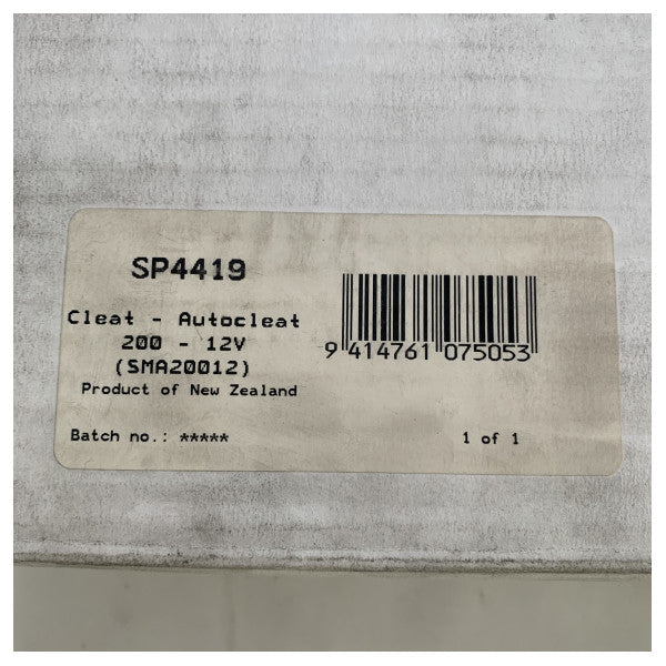 Vetus Maxwell Strong Autocleat 200 MM 12V Sähkösatamakiinnitys veneille ja jaateille - SP4419