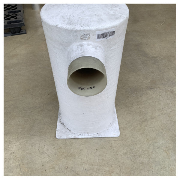 Halyard Dual Chamber Auspuffmotor Schalldämpfer grp weiß 127 - 152mm - H001489