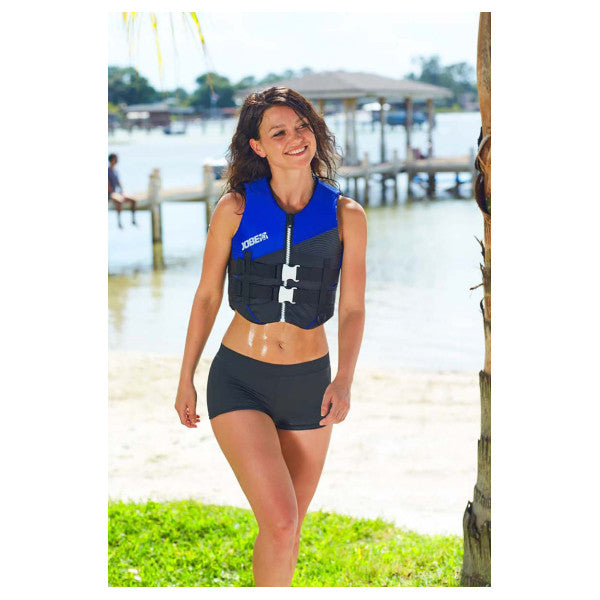 Jobe Nylon Women Swimming Vest Daqs L Blue - 244919231 - L
