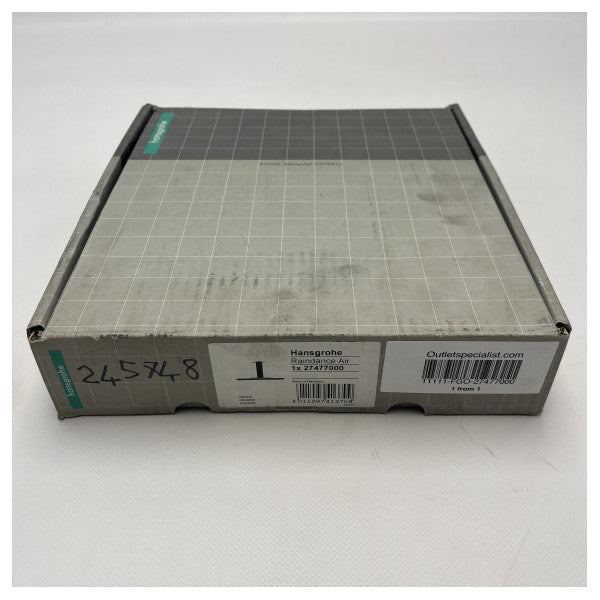 Hansgrohe Raindance Air Chrome Marine Shower Head 310 mm 27477000 � Durable, Water-Saving, Wide Spray