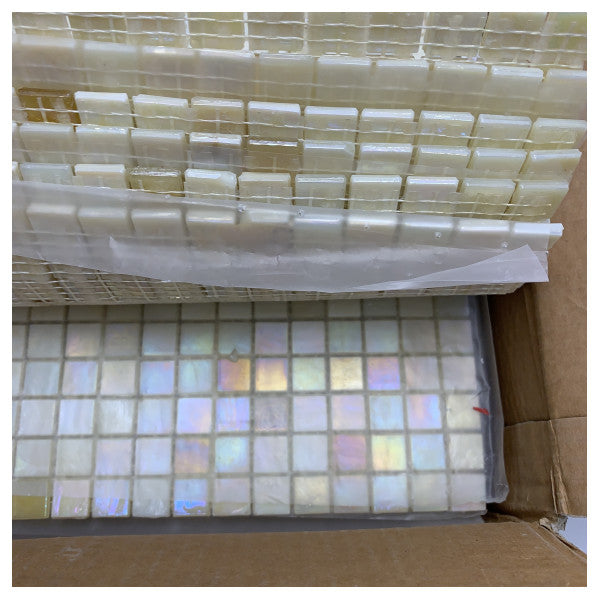 Marigold 1 ψηφιδωτά πλακάκια μικρά 30 x 30 cm λευκό μωβ