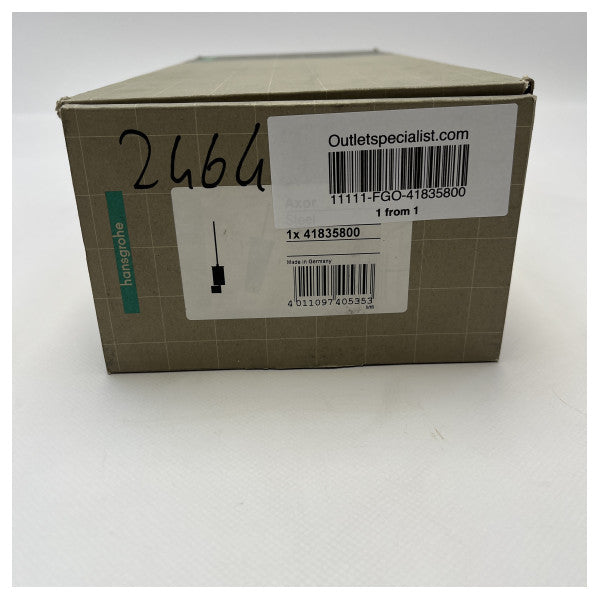 Βούρτσα τουαλέτας Hansgrohe Axor από ανοξείδωτο χάλυβα - 41835800