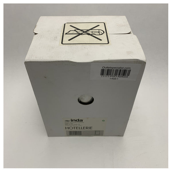 Inda A04023 cestino per rifiuti in acciaio inox dal design elegante