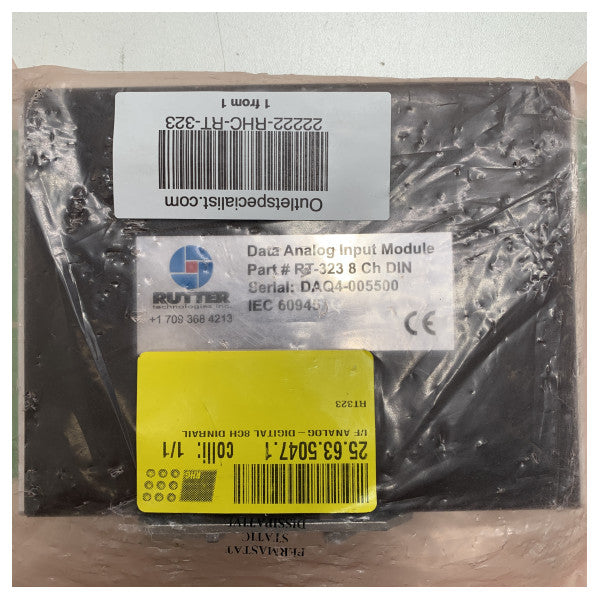 Rutter VDR 8 -kanals dataanalog grensesnittmodul - RT -323