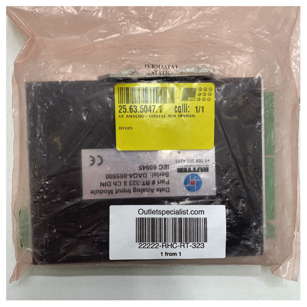 Rutter VDR 8 -kanals dataanalog grensesnittmodul - RT -323