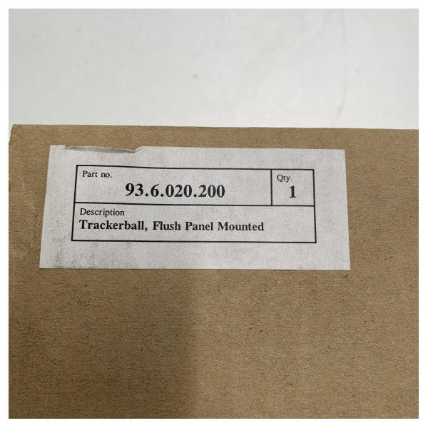 Praxis indbygget trackball-kontrolpanel sort - 93.6.020.200