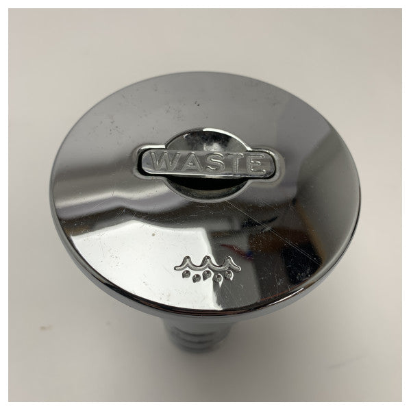 Foresti Suardi 35mm Marine Wastewater Through Hull Fitting - Durable Corrosion-Resistant Drainage Solution