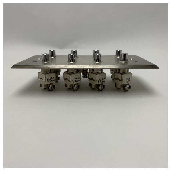 Πίνακας ελέγχου από ανοξείδωτο χάλυβα Meljac Marine Grade με 8 πλήκτρα για ανθεκτική και αξιόπιστη θαλάσσια χρήση