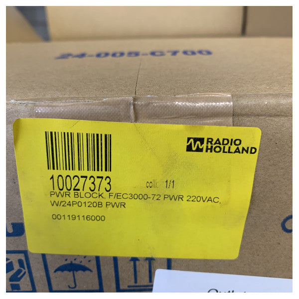 Unità di alimentazione marittima Furuno 220V AC con ventilatore di raffreddamento - EC3000-60 PWR 100VAC PWR BLOCK W/24P0120A