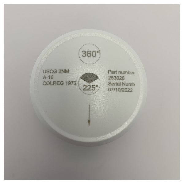 SCI LED navigationslampa för masttopp 360 grader vit - C2-0526CW