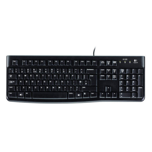 Logitech K120 Kablolu USB Klavye siyah