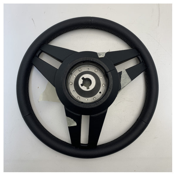 Isotta DAPONTE Volante in acciaio inox 350 mm nero