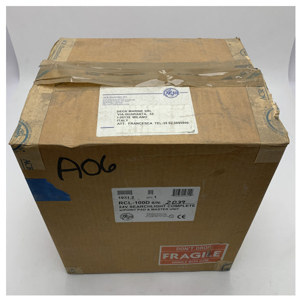 Farol de busca com controlo remoto ARC RCL-100D 24V