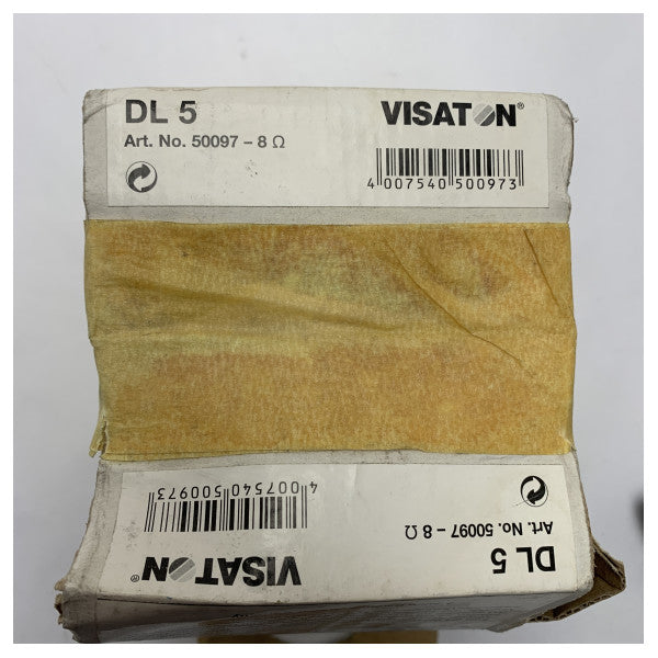 2x Głośnik sufitowy Visaton DL5 Marine - Kompaktowy 2-calowy głośnik 8 Ohm o wysokiej jakości dźwięku do wnętrz łodzi